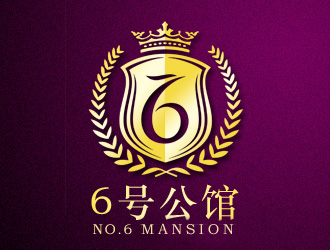6號公館瑜伽健身俱樂部logo設計