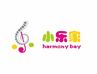 AR科技核心～雪狐設(shè)計(jì)的小樂(lè)家（中文名），harmony bay （英文名）logo設(shè)計(jì)