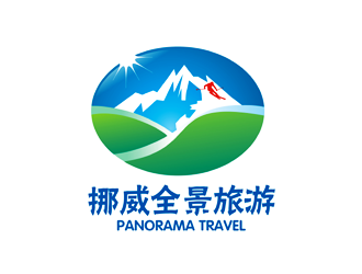 譚家強(qiáng)的挪威全景旅游logo設(shè)計