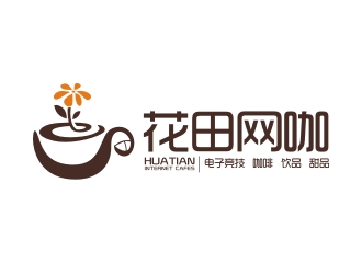 花田網(wǎng)咖logo設計