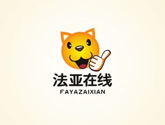 鄭國麟的法亞在線 學(xué)?？ㄍ╨ogo設(shè)計(jì)logo設(shè)計(jì)
