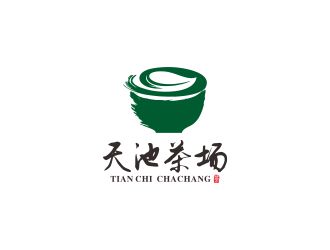 天池茶場茶館logo設(shè)計(jì)