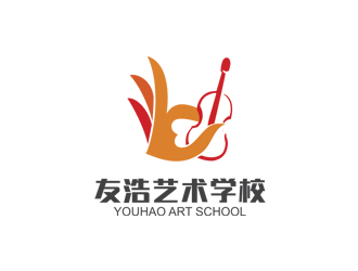 姚烏云的友浩藝術(shù)學(xué)校logo設(shè)計(jì)