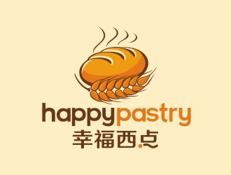 面包店logo-幸福西點logo設(shè)計