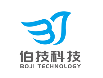 北京伯技科技有限責任公司logo設(shè)計