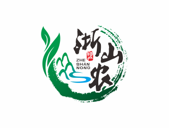 何嘉健的農特產(chǎn)山水元素logologo設計