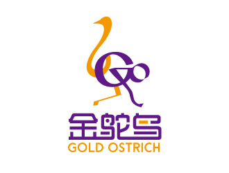 金鴕鳥(niǎo)羽毛加工logologo設(shè)計(jì)