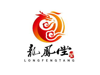 龍鳳堂保健養(yǎng)生商標設(shè)計logo設(shè)計