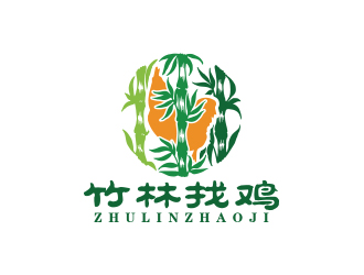 孫金澤的竹林找雞農業(yè)標志設計logo設計