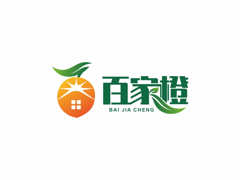 百家橙logo設(shè)計