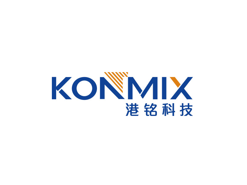 KONMIX  + 港銘科技logo設(shè)計