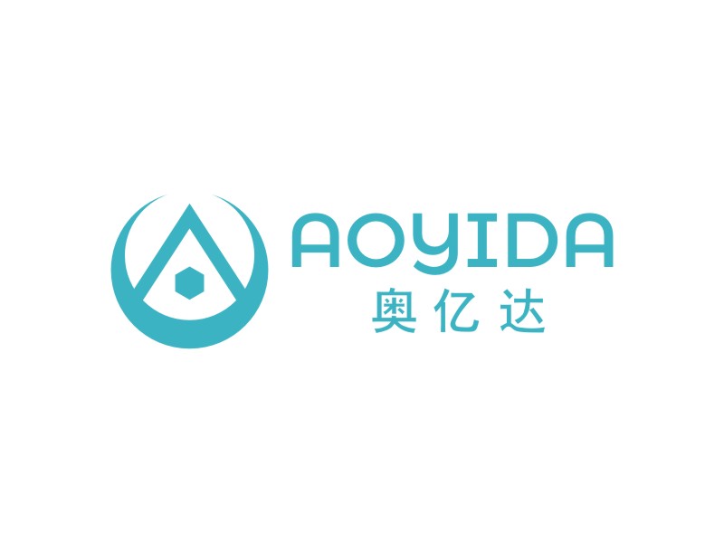 李泉輝的奧億達(dá)新材料logo設(shè)計