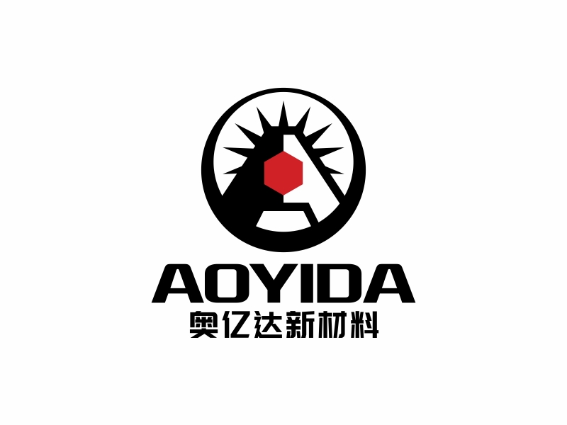 林思源的奧億達(dá)新材料logo設(shè)計