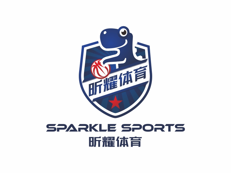 陳國偉的昕耀體育，副標題：SPARKLE SPORTSlogo設計