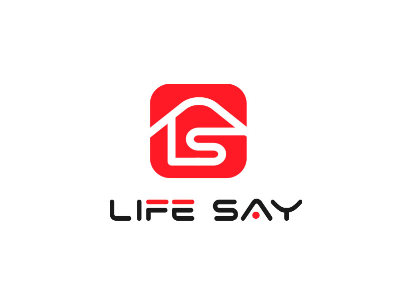 朱紅娟的life say /  LIFE SAYlogo設(shè)計(jì)