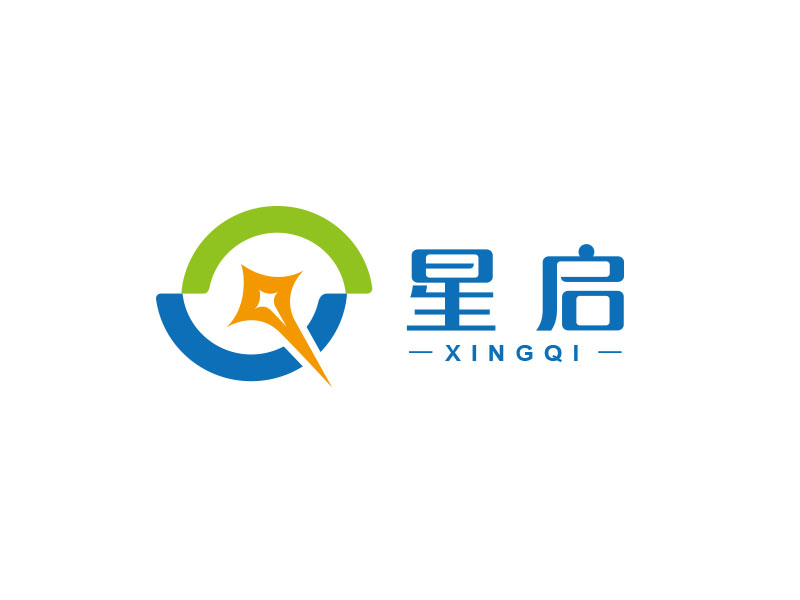 朱紅娟的星啟logo設(shè)計